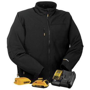 HEATED JACKETS | Dewalt DCHJ060ABD1-L 20V MAX Li-Ion Soft Shell Heated Jacket Kit - Large